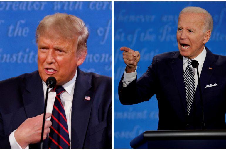 Trump call to debate Biden