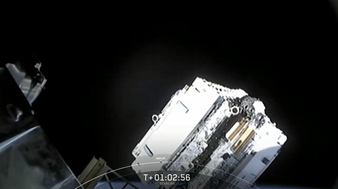 SpaceX запустила 60 спутников Starlink