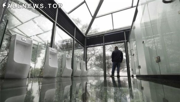 Китай. Туалеты с прозрачными стенами. ALLNEWS.TOP