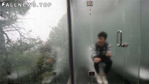 Китай. Туалеты с прозрачными стенами. ALLNEWS.TOP